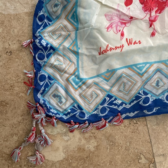 Johnny Was Silk Scarf - Picture 5 of 6